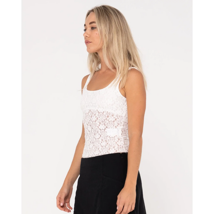 Rusty Olivia Sheer Knit Top 