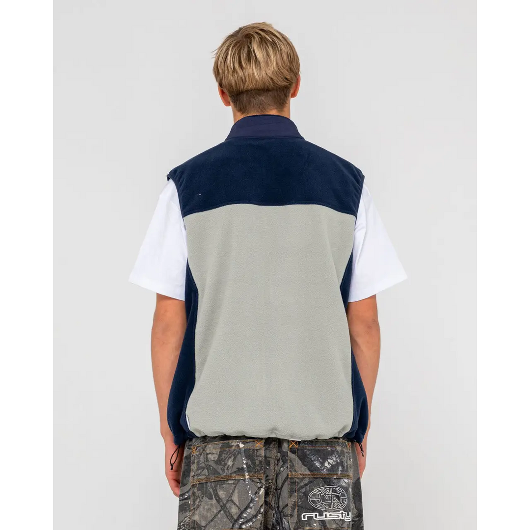 Rusty On The Run Tech Fleece Vest