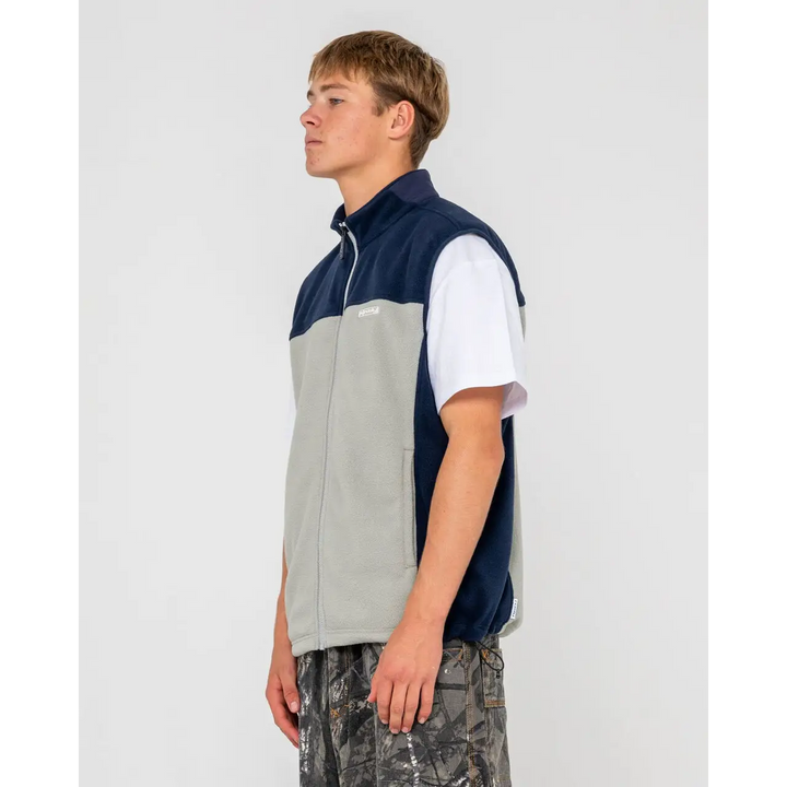Rusty On The Run Tech Fleece Vest