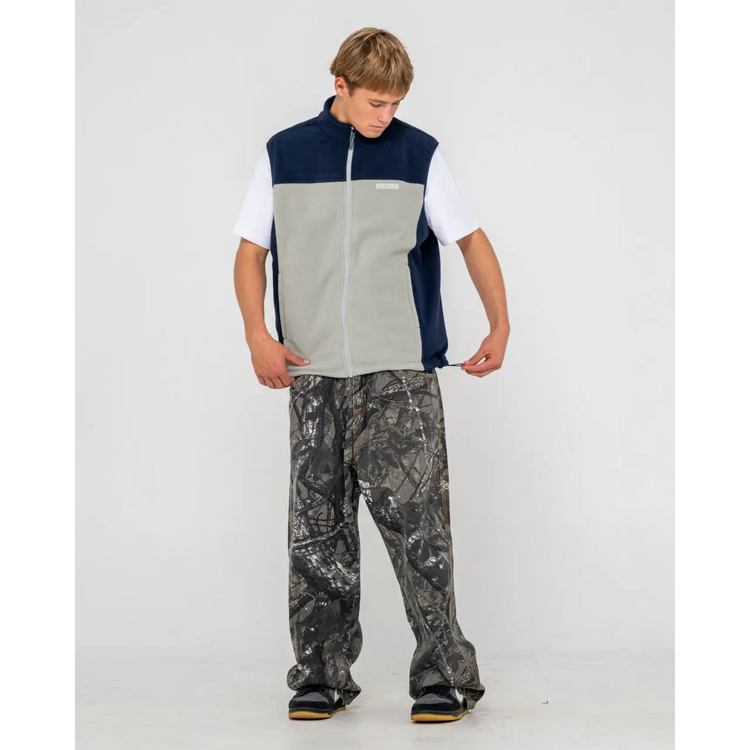 Rusty On The Run Tech Fleece Vest