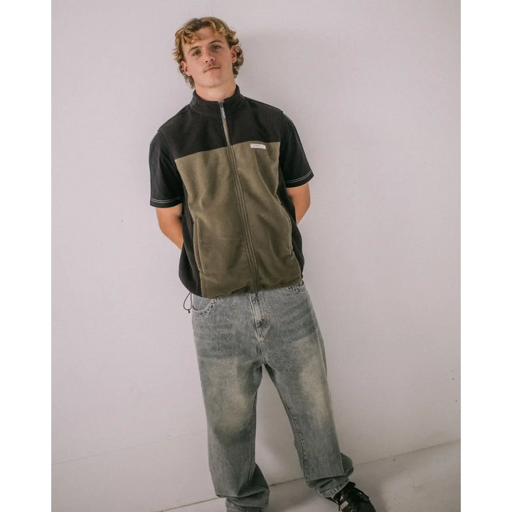 Rusty On The Run Tech Fleece Vest