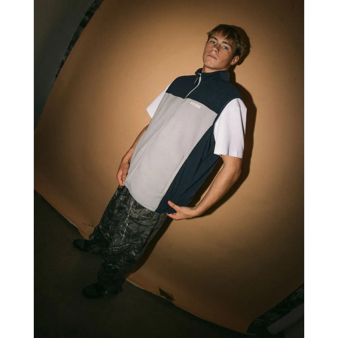 Rusty On The Run Tech Fleece Vest