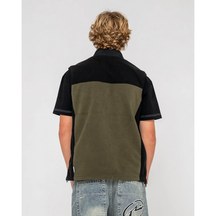 Rusty On The Run Tech Fleece Vest