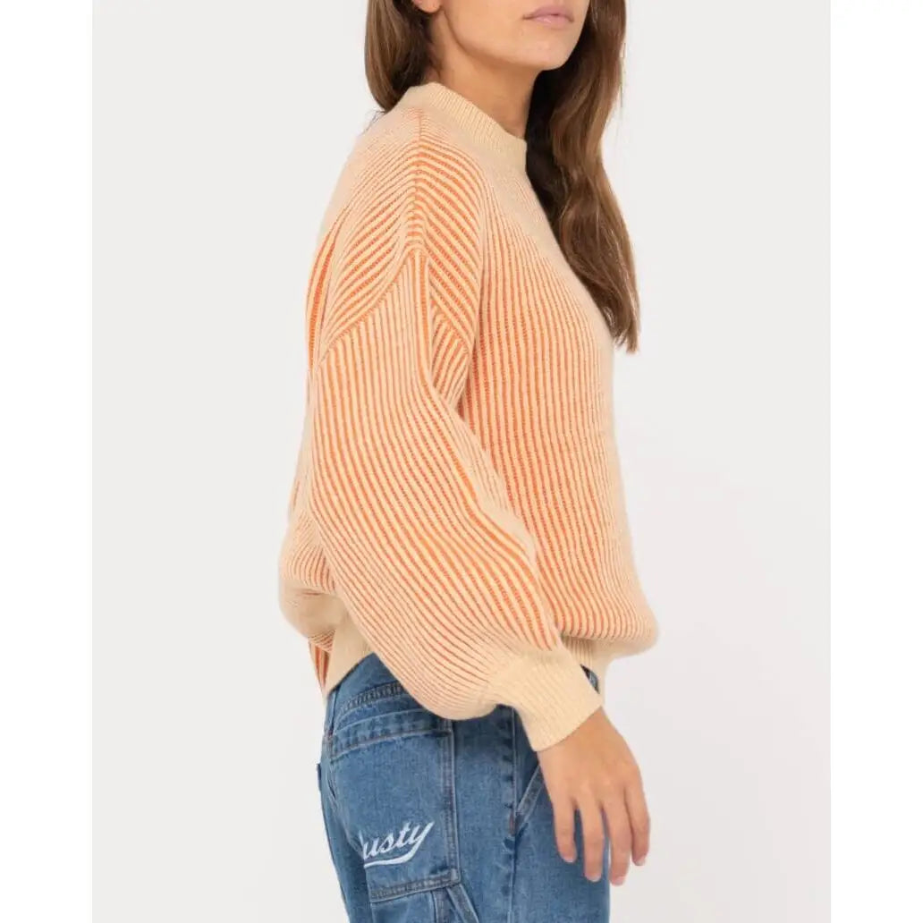 Rusty Ora Mock Neck Knit 
