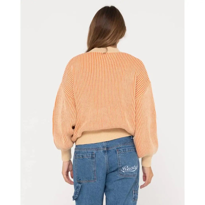Rusty Ora Mock Neck Knit 