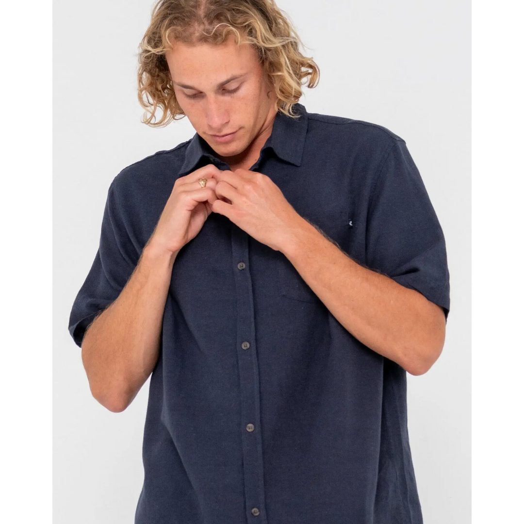 Rusty Overtone Linen Shirt 