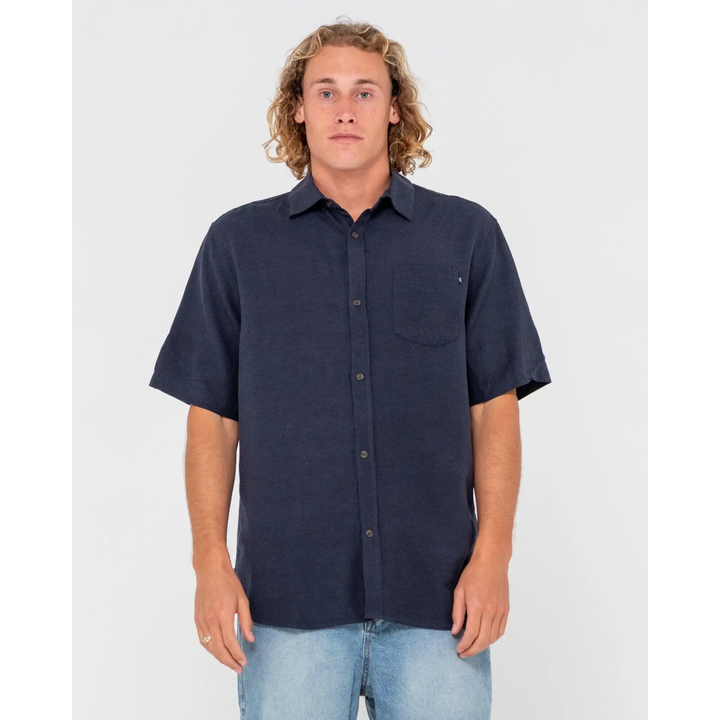 Rusty Overtone Linen Shirt 