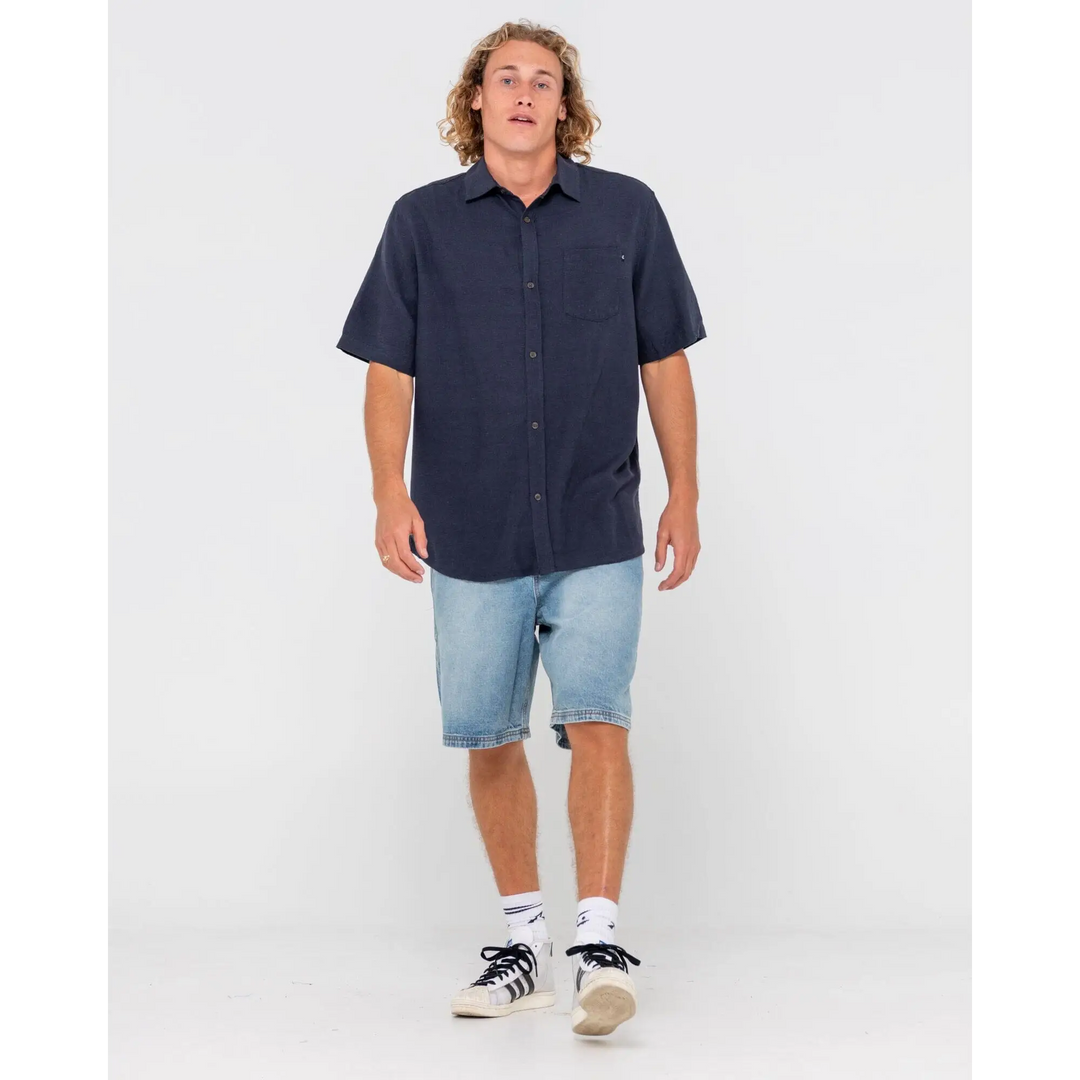 Rusty Overtone Linen Shirt 