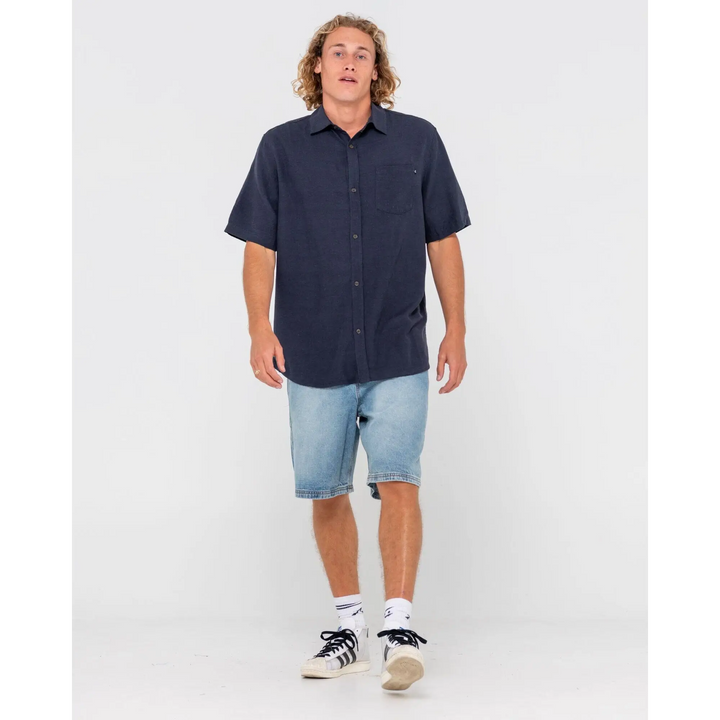 Rusty Overtone Linen Shirt 