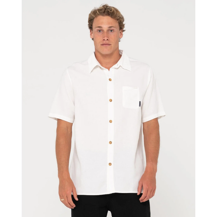 Rusty Overtone Linen Shirt 