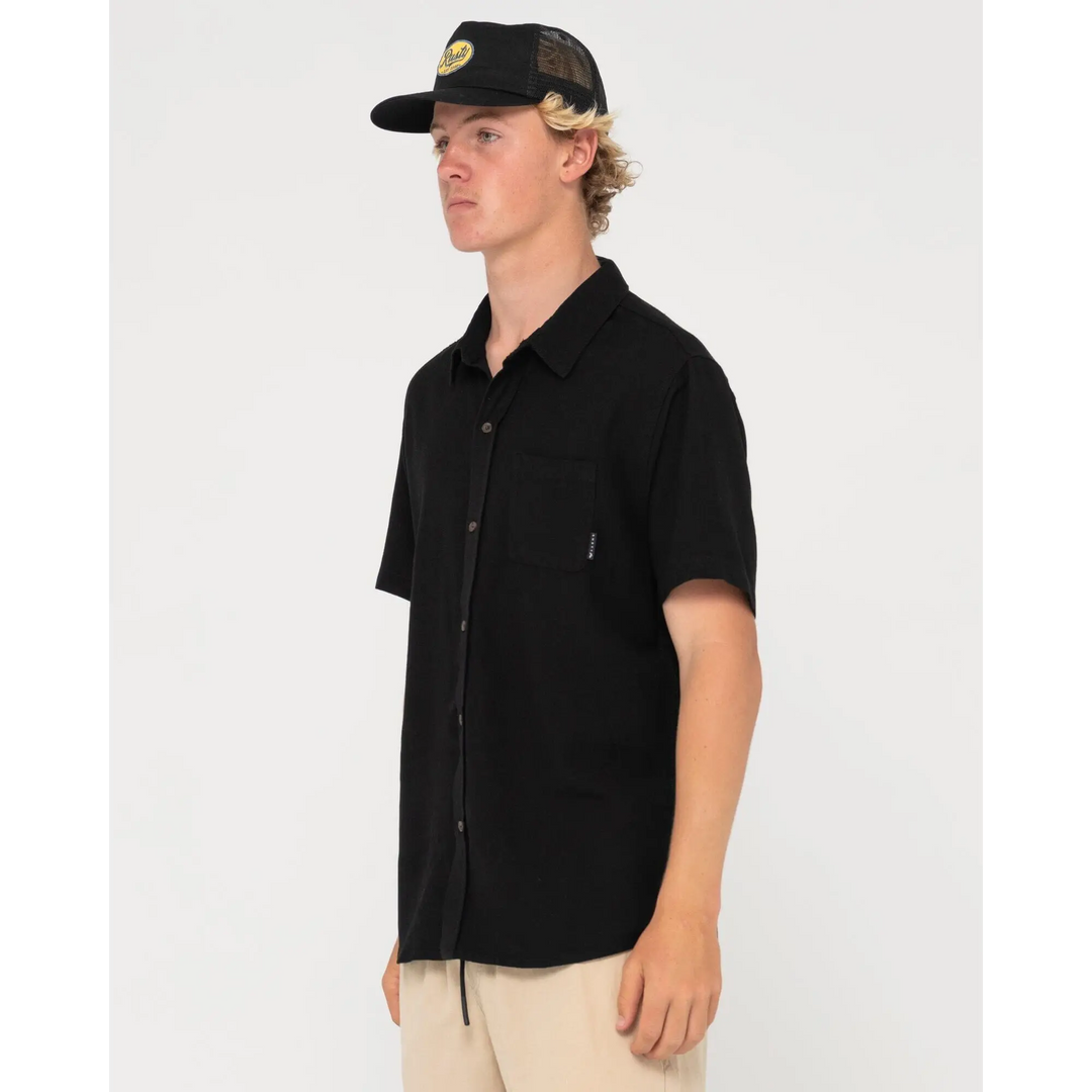 Rusty Overtone Linen Shirt 