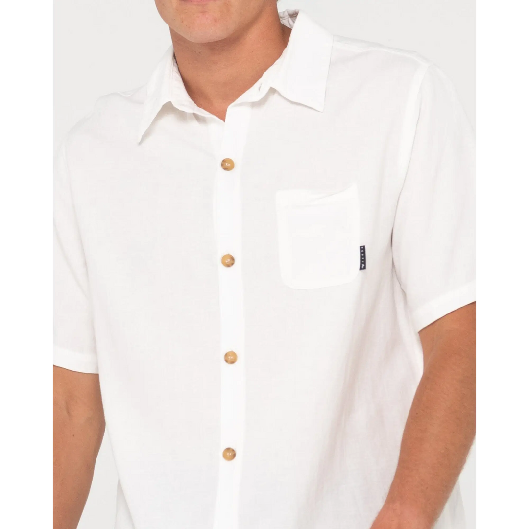 Rusty Overtone Linen Shirt 