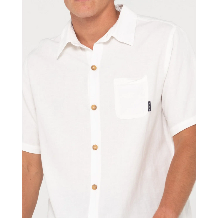 Rusty Overtone Linen Shirt 