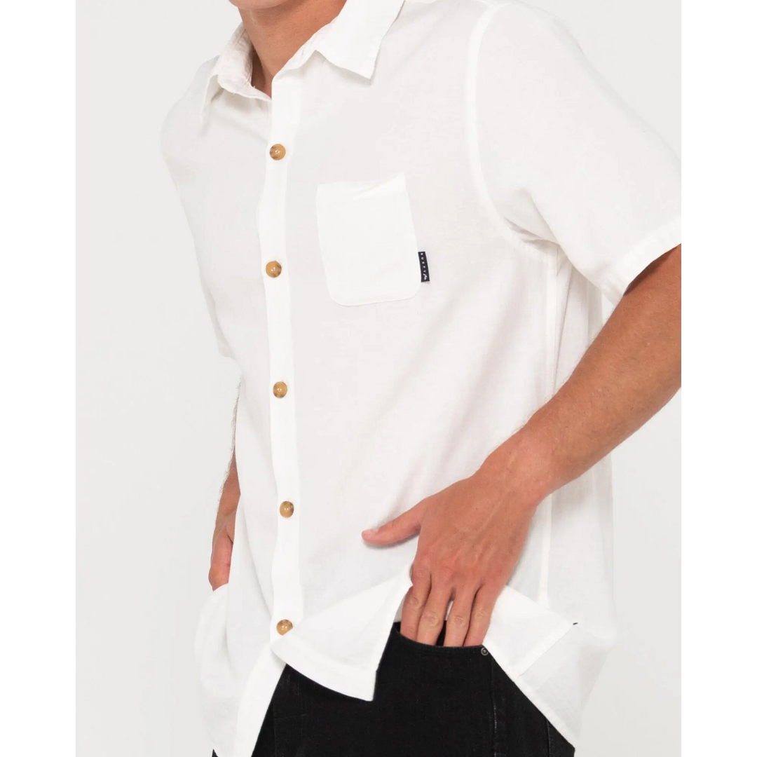 Rusty Overtone Linen Shirt 