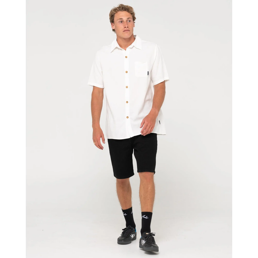 Rusty Overtone Linen Shirt 