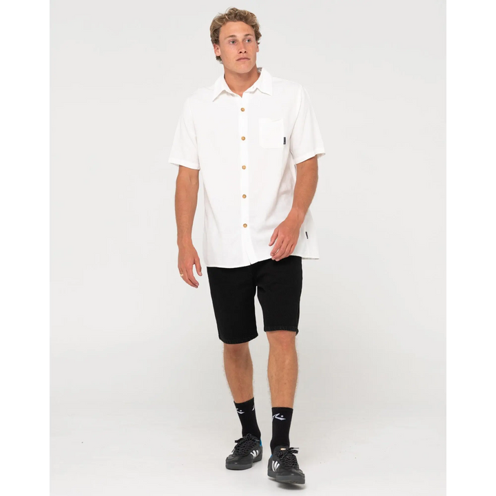 Rusty Overtone Linen Shirt 