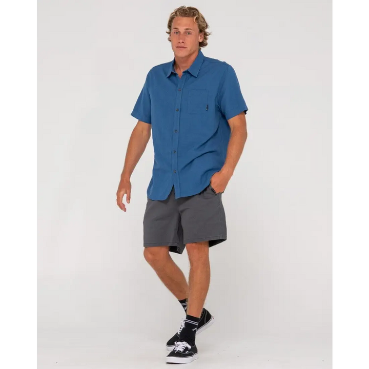 Rusty Overtone Linen Shirt 