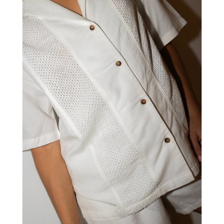 Rusty Palm Springs Panelled Capri Overshirt 