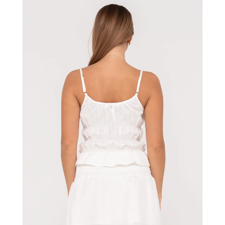 Rusty Palm Springs Shirred Cami Top 