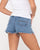 Rusty Penny Kick Flare Denim Shorts 