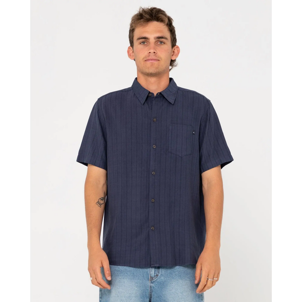 Rusty Pinstripe Relaxed Fit Shirt 