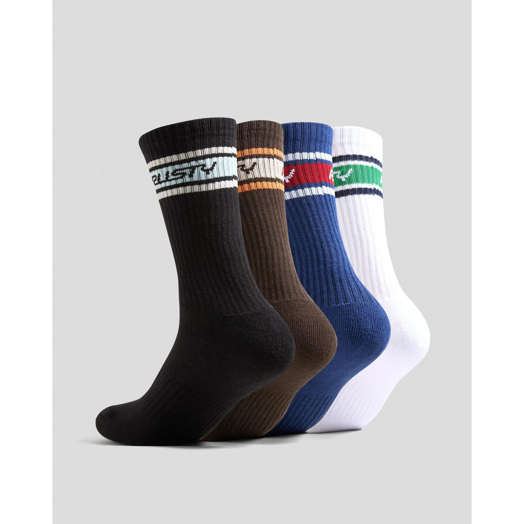 Rusty Pit Crew 4 Pack Socks Multi 2 