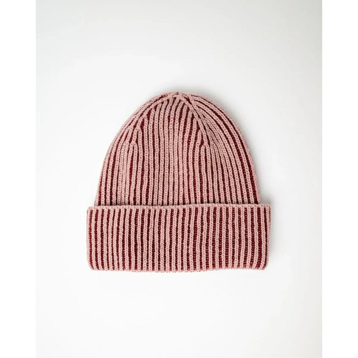 Rusty Pixel Beanie - Burgundy