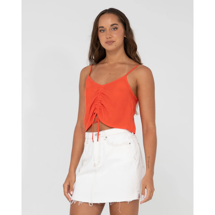 Rusty Porter Ruched Cami Crop Top 