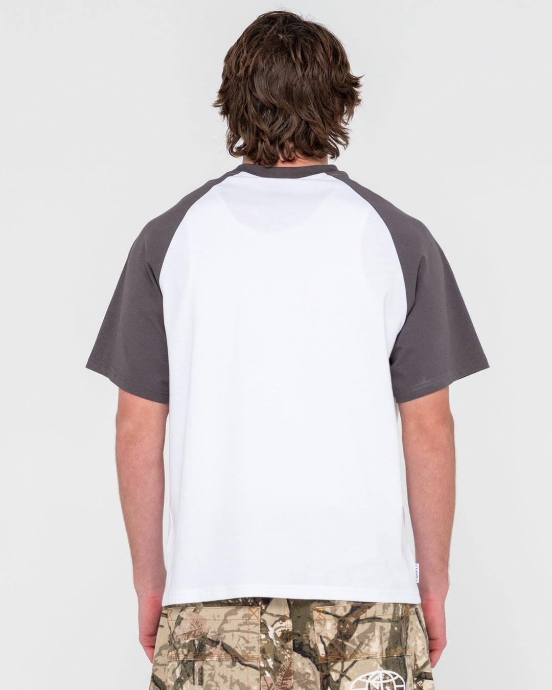 Rusty Rambo Raglan Camo Graphic T-Shirt 