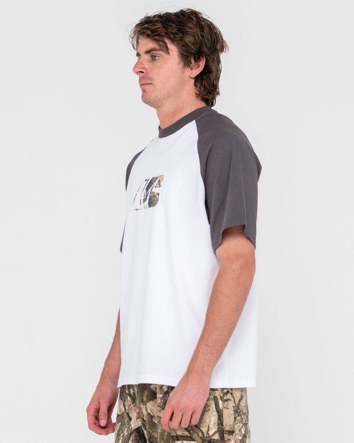 Rusty Rambo Raglan Camo Graphic T-Shirt 