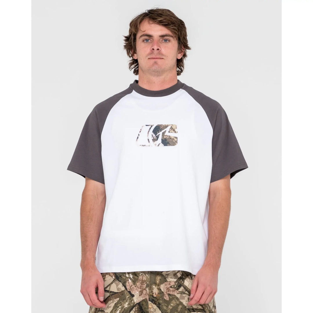Rusty Rambo Raglan Camo Graphic T-Shirt 