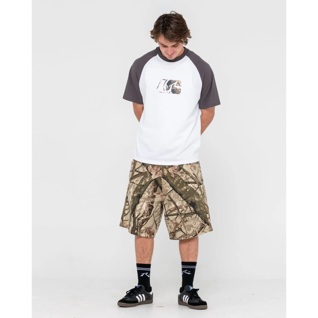 Rusty Rambo Raglan Camo Graphic T-Shirt 