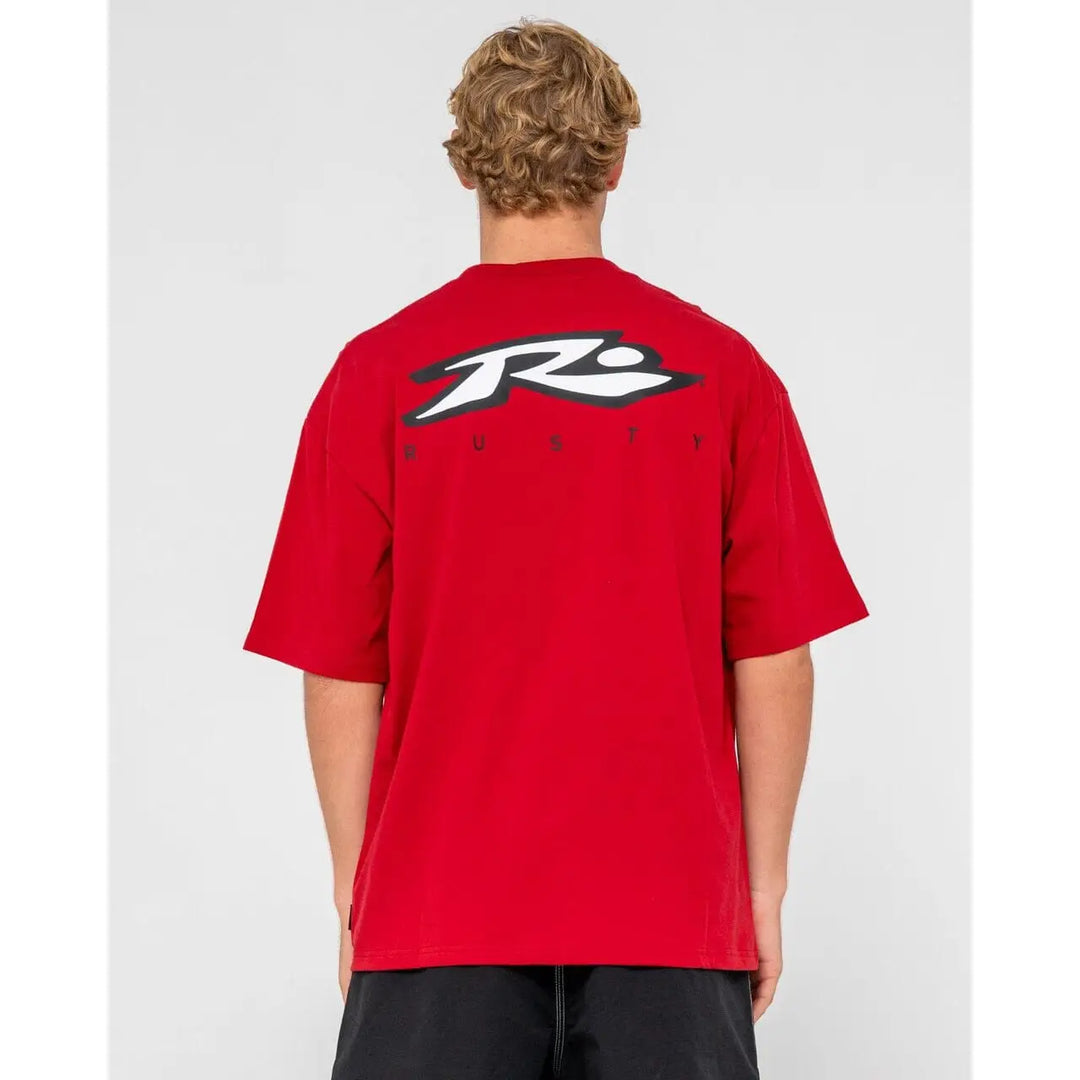 Rusty Registered Oversized Graphic T-Shirt 