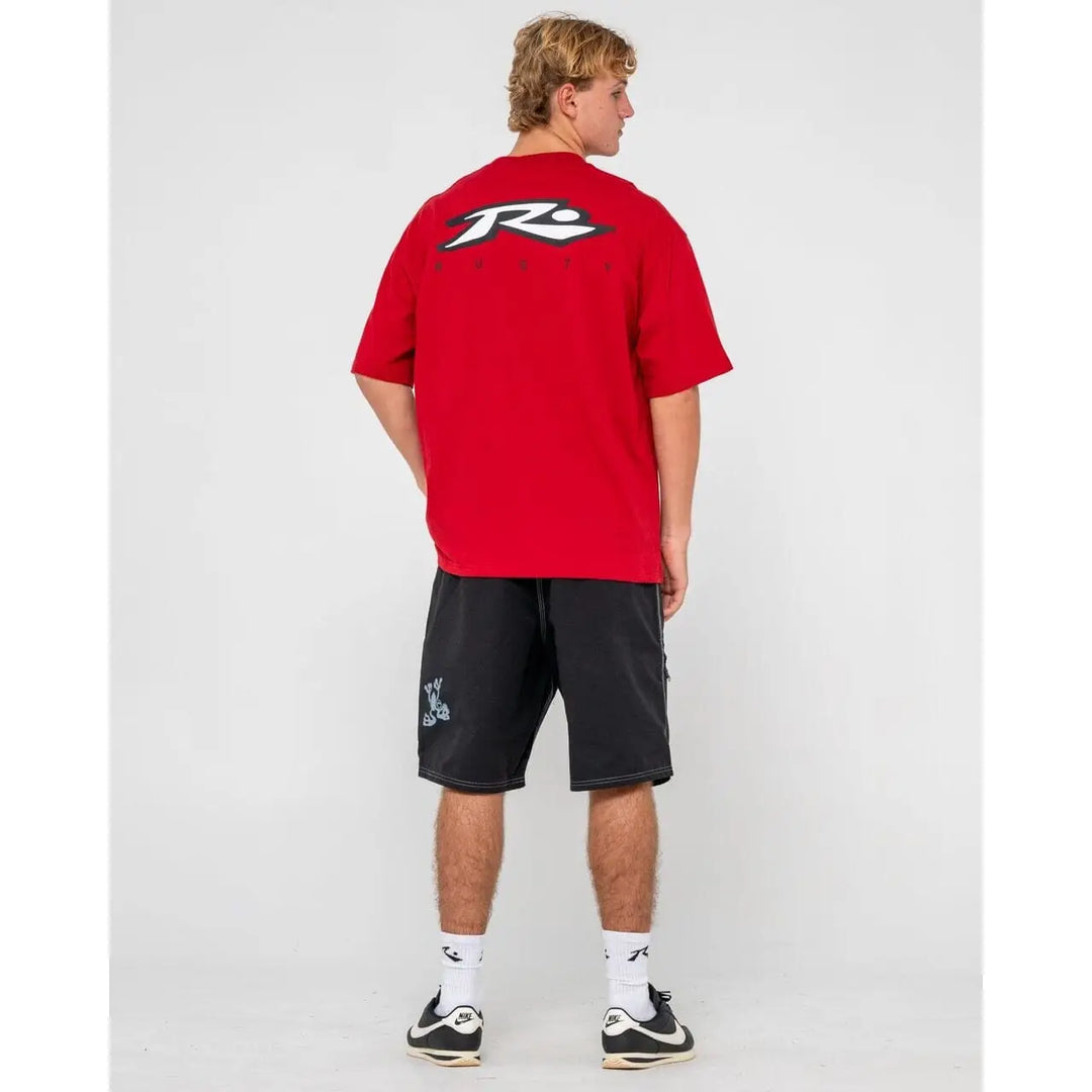Rusty Registered Oversized Graphic T-Shirt 