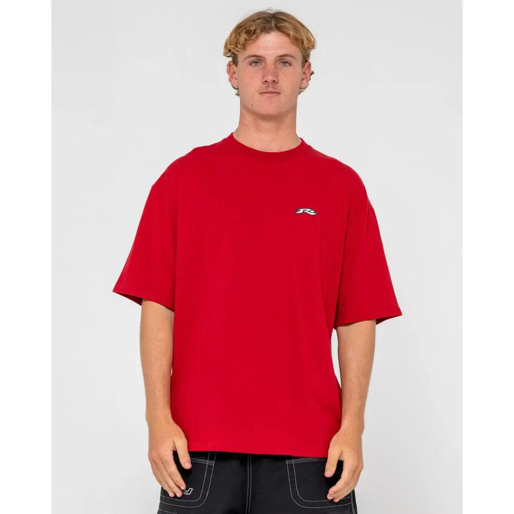 Rusty Registered Oversized Graphic T-Shirt 