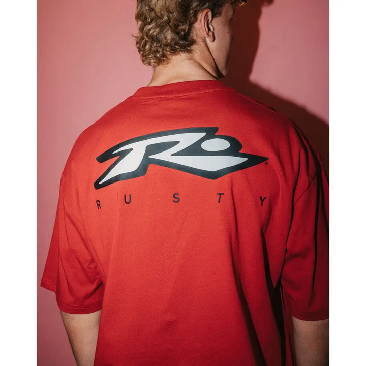 Rusty Registered Oversized Graphic T-Shirt 