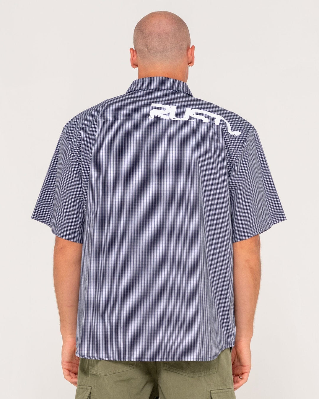 Rusty Resno Recon Button Up Check Shirt 