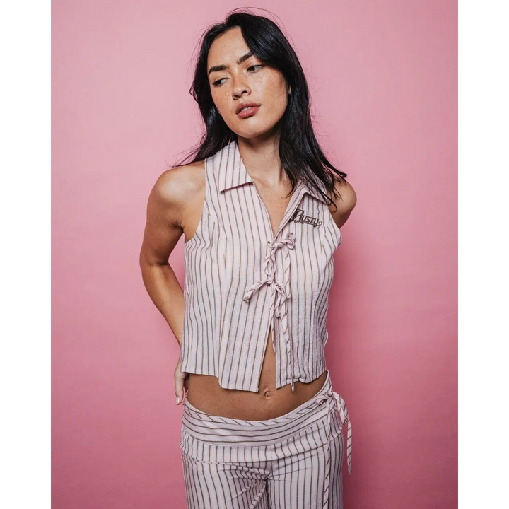 Rusty Rhysand Stripe Tie Top 
