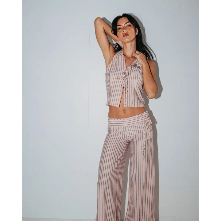 Rusty Rhysand Stripe Tie Top 