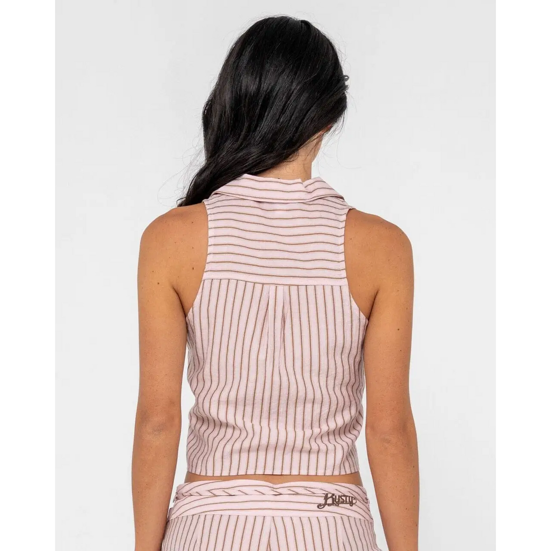 Rusty Rhysand Stripe Tie Top 