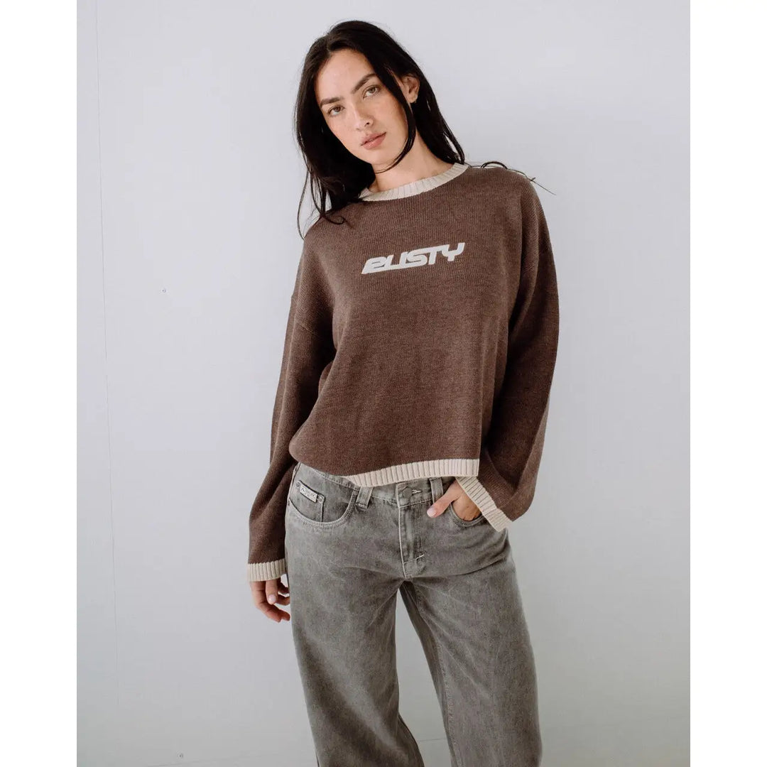 Rusty Rider Relaxed Crew Knit
