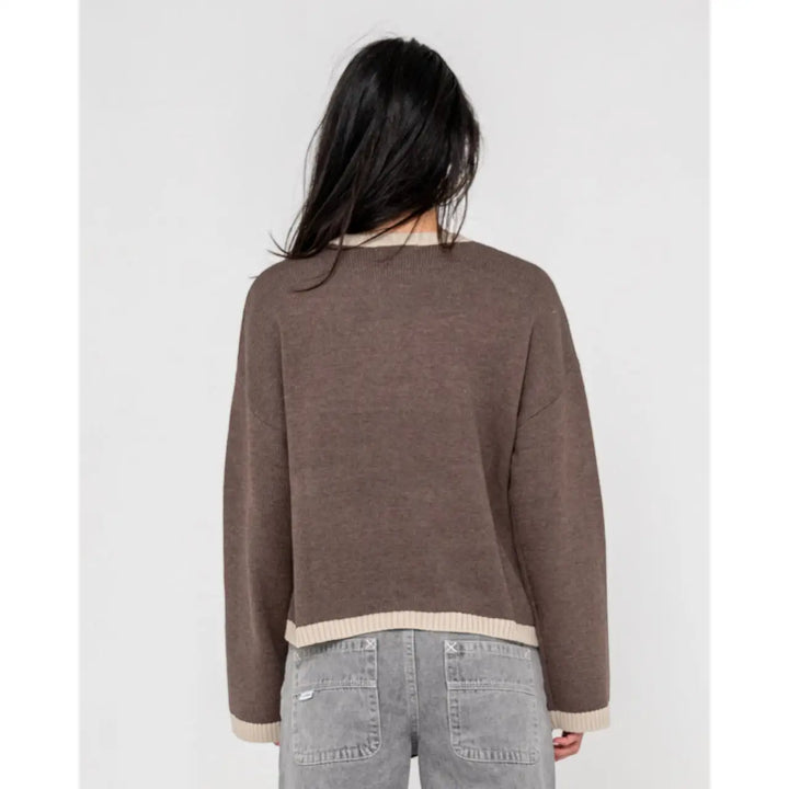 Rusty Rider Relaxed Crew Knit