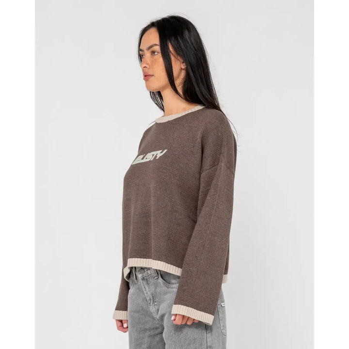 Rusty Rider Relaxed Crew Knit