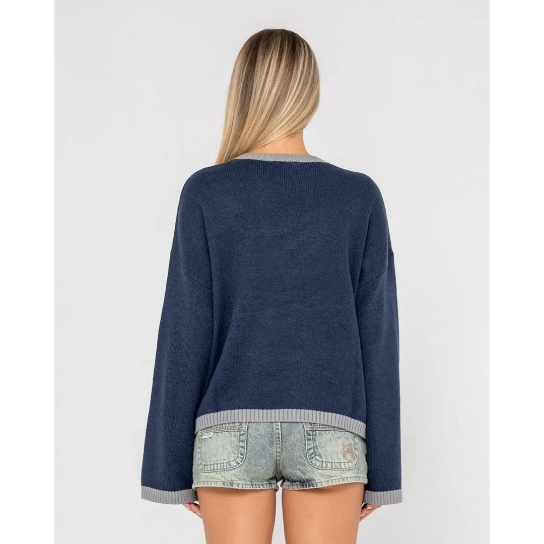 Rusty Rider Relaxed Crew Knit