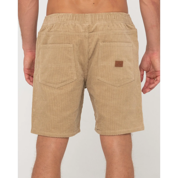 Rusty Rifts Elastic Hi Lo Shorts 