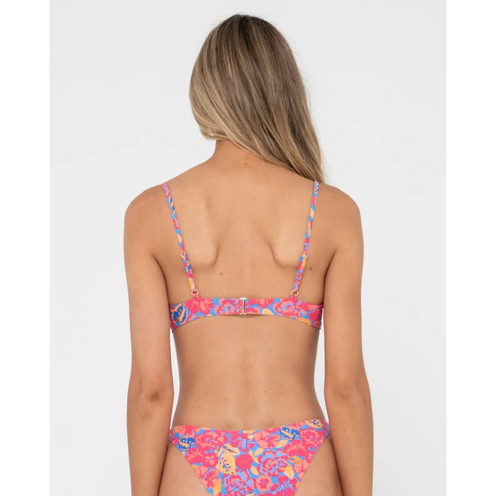 Rusty Rio Recycled Floral Balconette Midi Bikini 