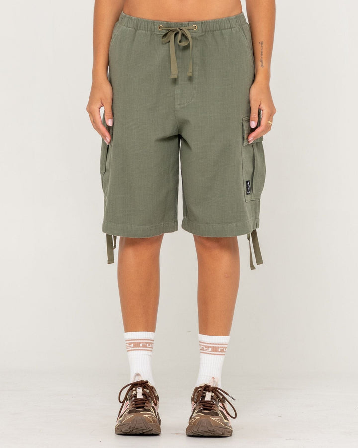 Rusty River Low Rise Baggy Cargo Shorts 