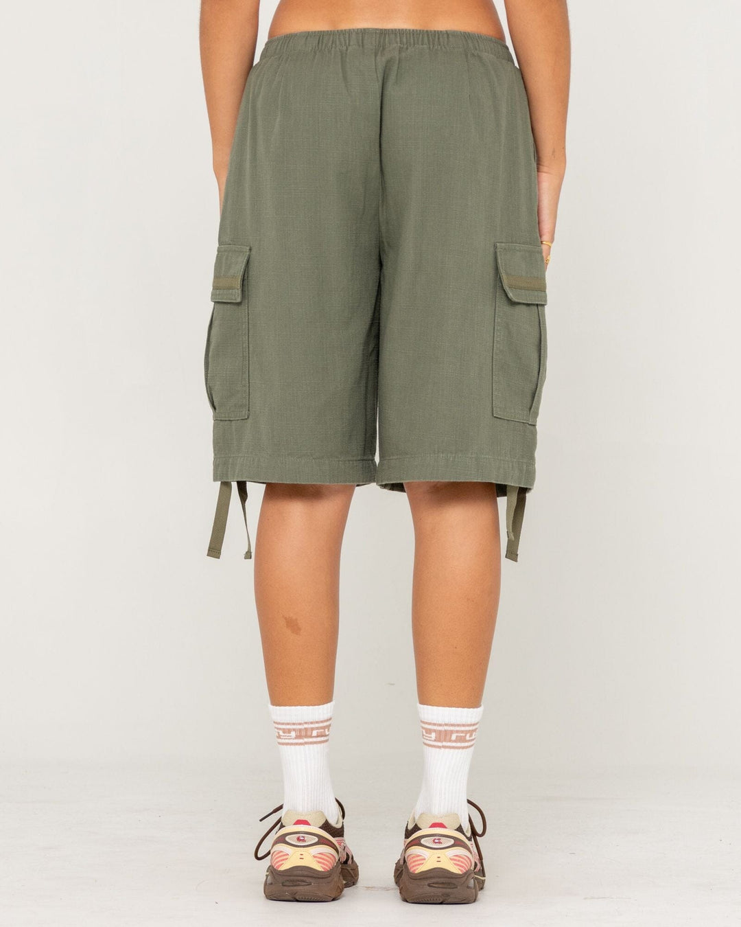 Rusty River Low Rise Baggy Cargo Shorts 