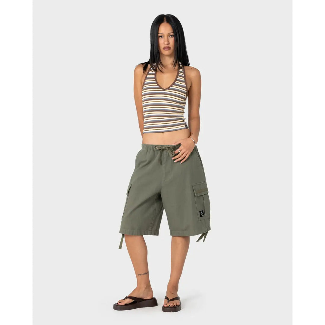 Rusty River Low Rise Baggy Cargo Shorts