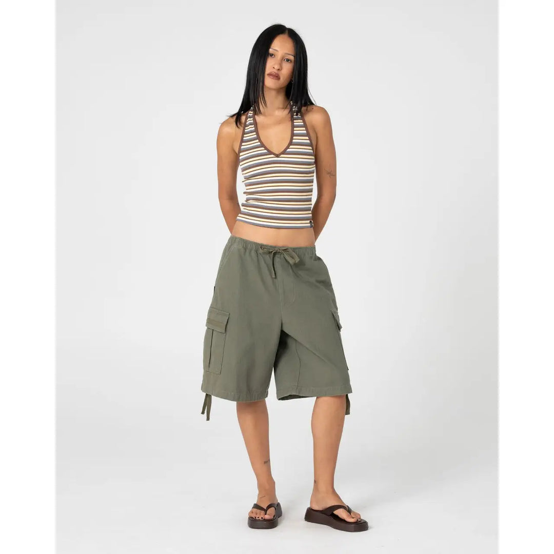 Rusty River Low Rise Baggy Cargo Shorts